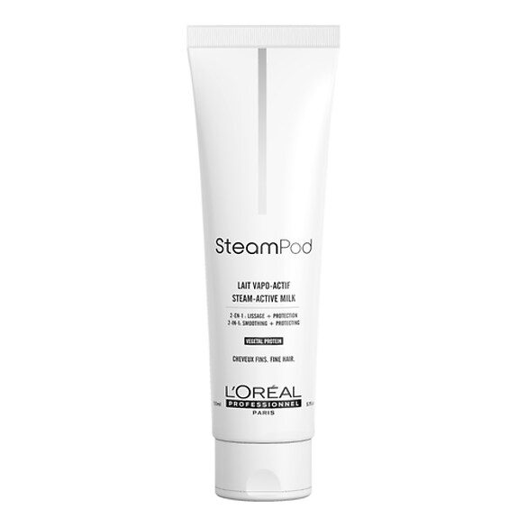 SteamPod Lait Vapo-activé - Leche alisado para cabellos finos, L'Oréal Professionnel